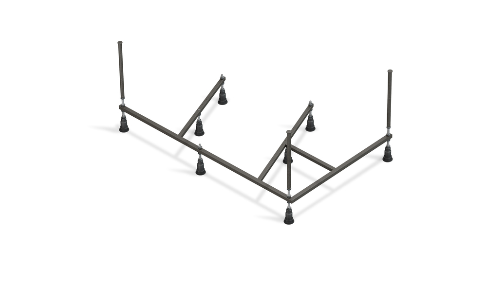 Рама для ванны Joanna-160 NEW металлическая в комплекте со сборочным пакетом K-RW-Joanna*160n