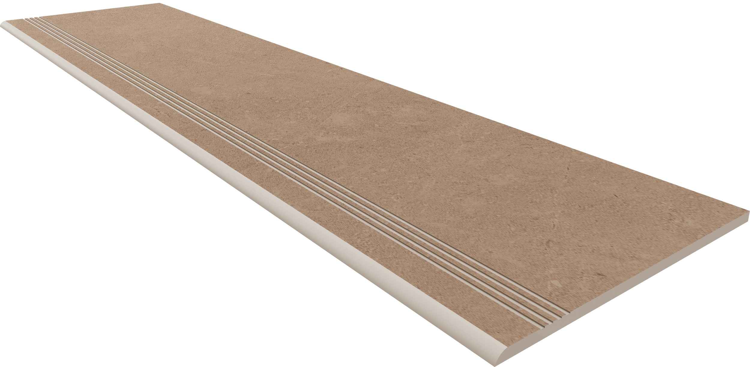 GO01 Gobi Beige 300x1200 неполированный бежевый ступень (с насечками)